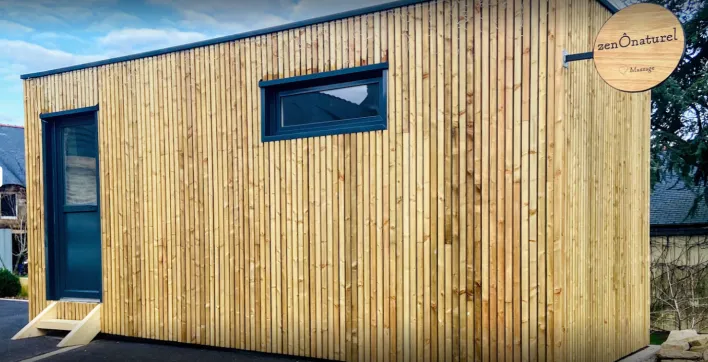 Un container se transforme en salon de massage