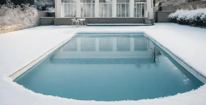 Une piscine en hiver doit être bien entretenue et filtrée