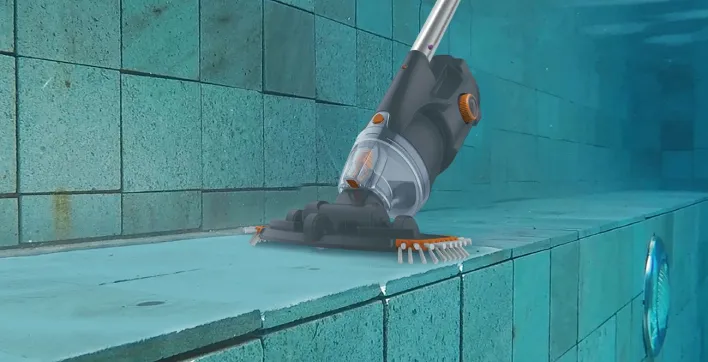 Un aspirateur de piscine sans fil signé SCP France
