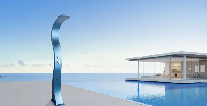 Une douche déco signée Poolstar