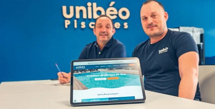Nouveau site internet Unibéo Piscines