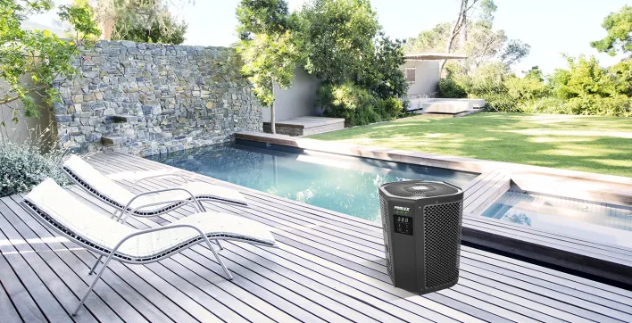 La pompe à chaleur pour piscine à ventilation verticale de Poolstar