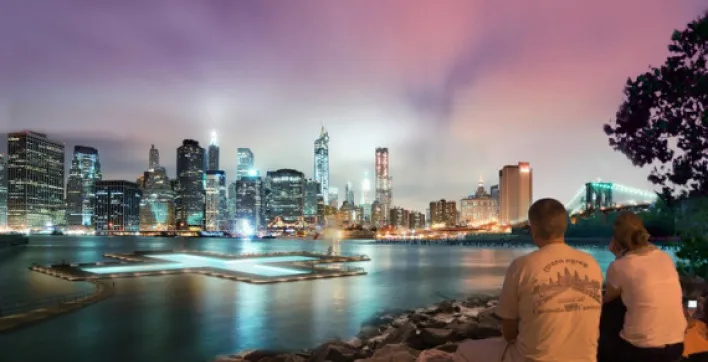 Piscine insolite: les habitants de New York pourront bientôt se baigner dans l'East river.