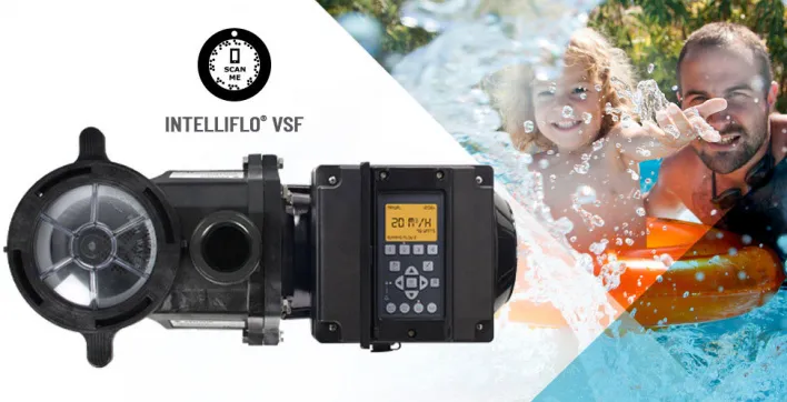 Une pompe à filtration pour piscine signée Pentair