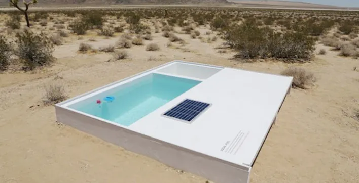 Une piscine en libre-service