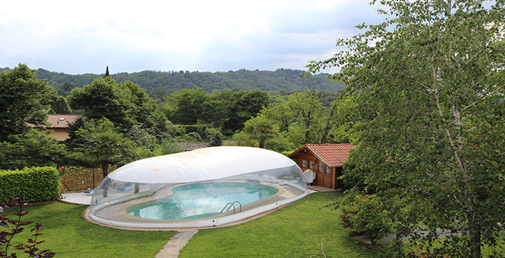 Dôme gonflable pour piscine Cristalball Solar - 5 x 10 m 97702