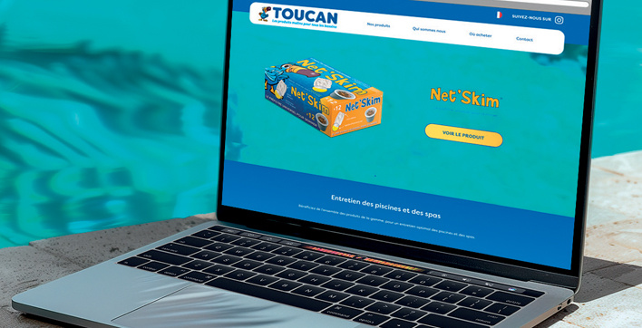 un nouveau site internet pour les produits Toucan